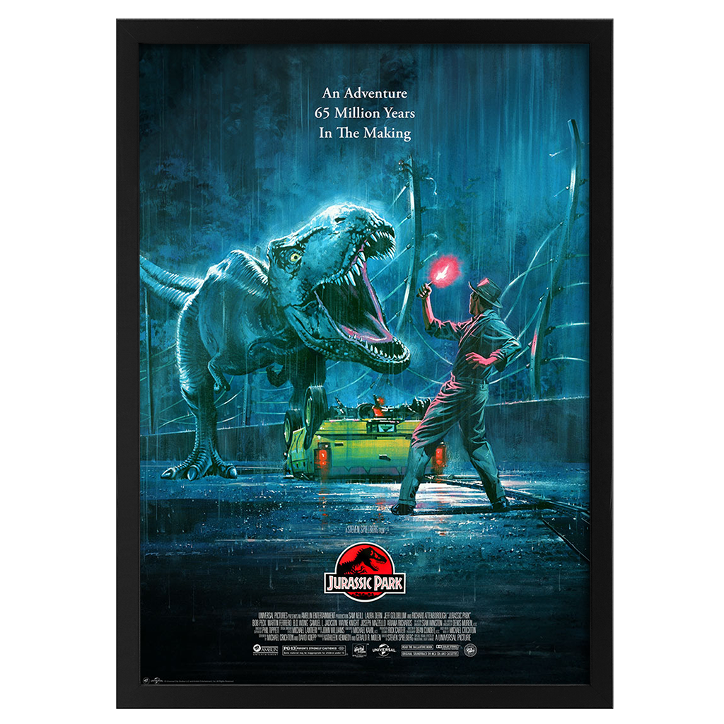 Jurassic Park Horror Poster