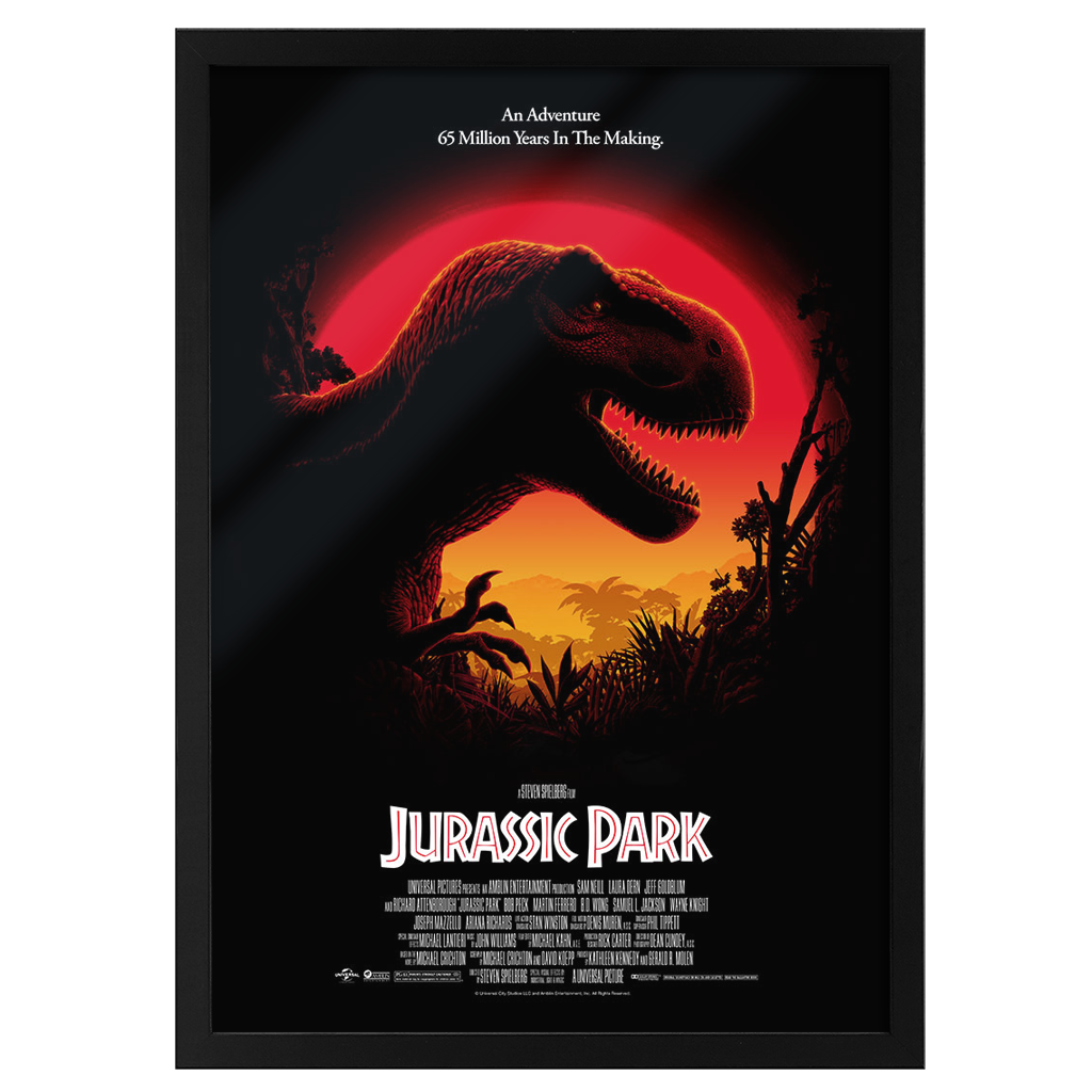 Jurassic Park Horror Poster