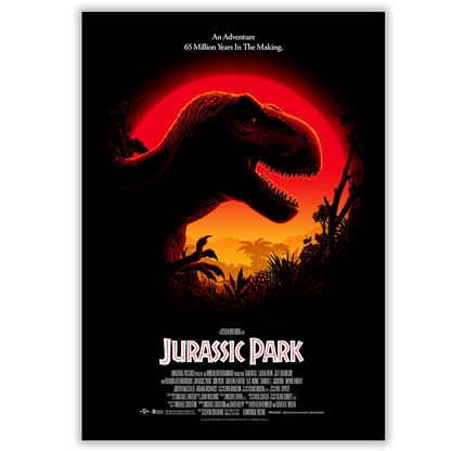 Jurassic Park Horror Poster