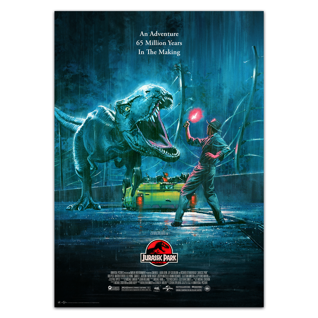 Jurassic Park Horror Poster
