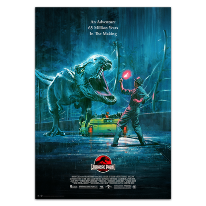 Jurassic Park Horror Poster