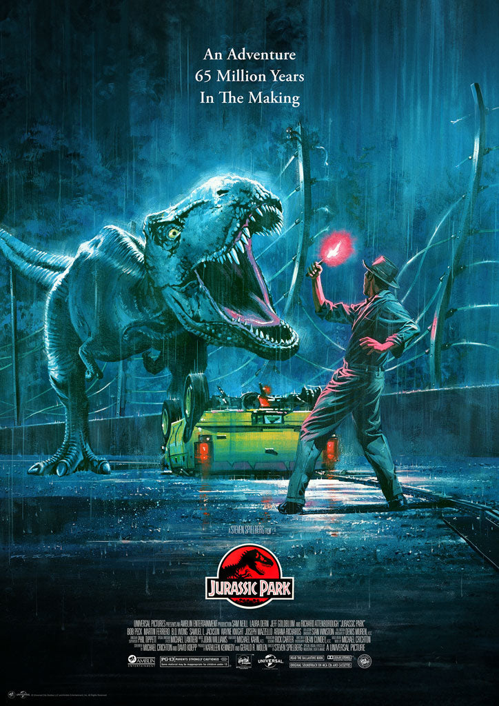 Jurassic Park Horror Poster
