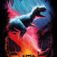 Jurassic Park - T-Rex Horror Poster