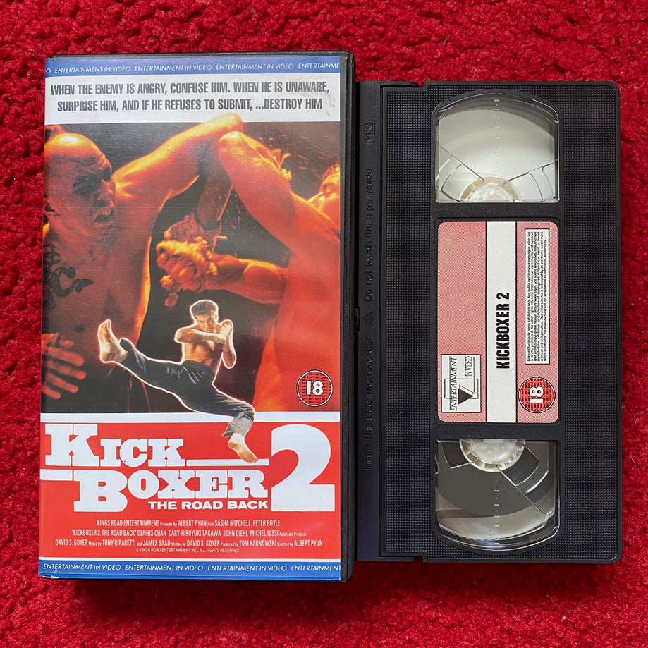 Kickboxer 2: The Road Back VHS Video (1991) EVS1070