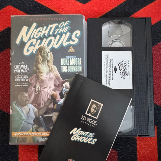 Night of the Ghouls VHS Video (1959) PV2295