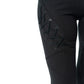 Poizen Industries Nightshade Goth Leggings - Corset Lace-Up Eyelet Detail