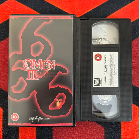 Omen III: The Final Conflict VHS Video (1981) 1115C