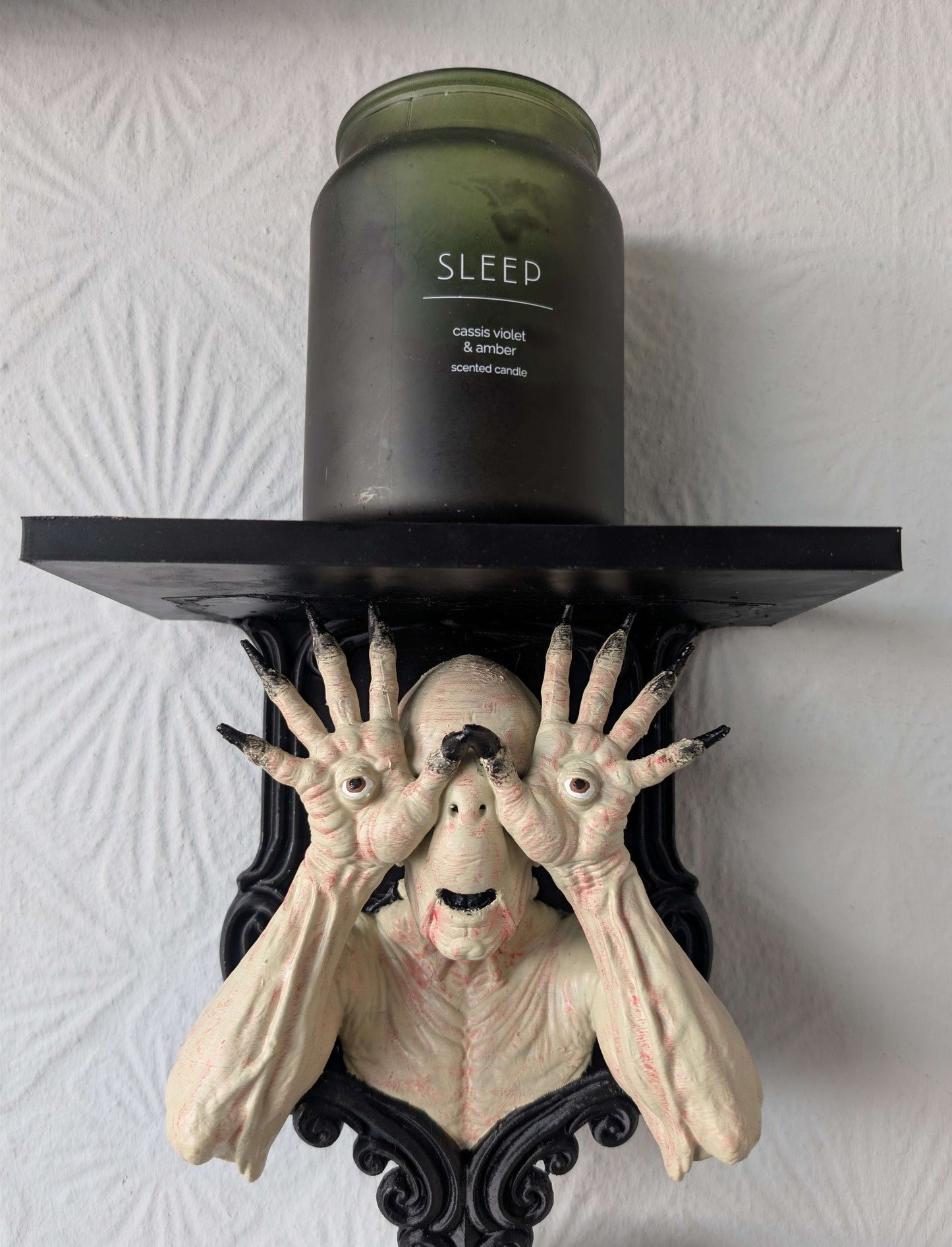 The Pale Man Pan's Labyrinth Wall Shelf Mount Display - Unique Horror Decor Gift