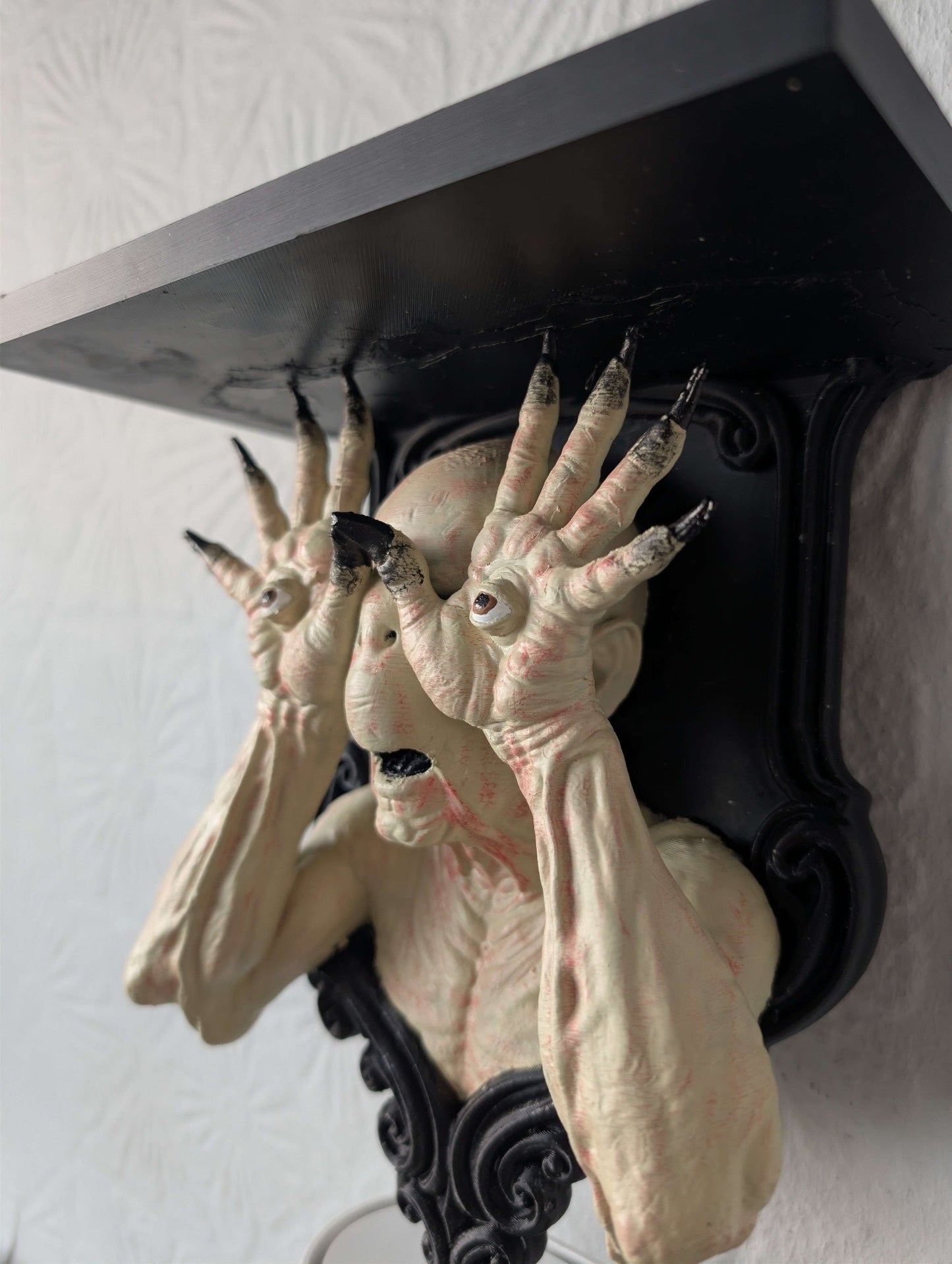 The Pale Man Pan's Labyrinth Wall Shelf Mount Display - Unique Horror Decor Gift