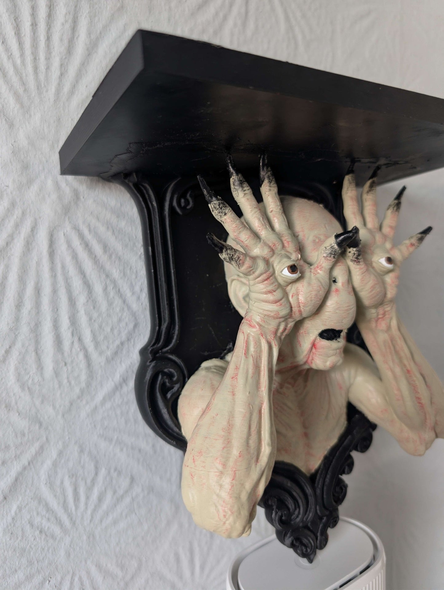 The Pale Man Pan's Labyrinth Wall Shelf Mount Display - Unique Horror Decor Gift