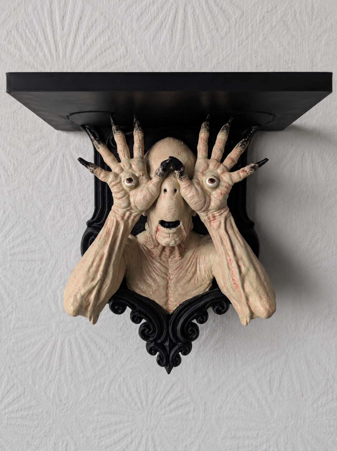The Pale Man Pan's Labyrinth Wall Shelf Mount Display - Unique Horror Decor Gift