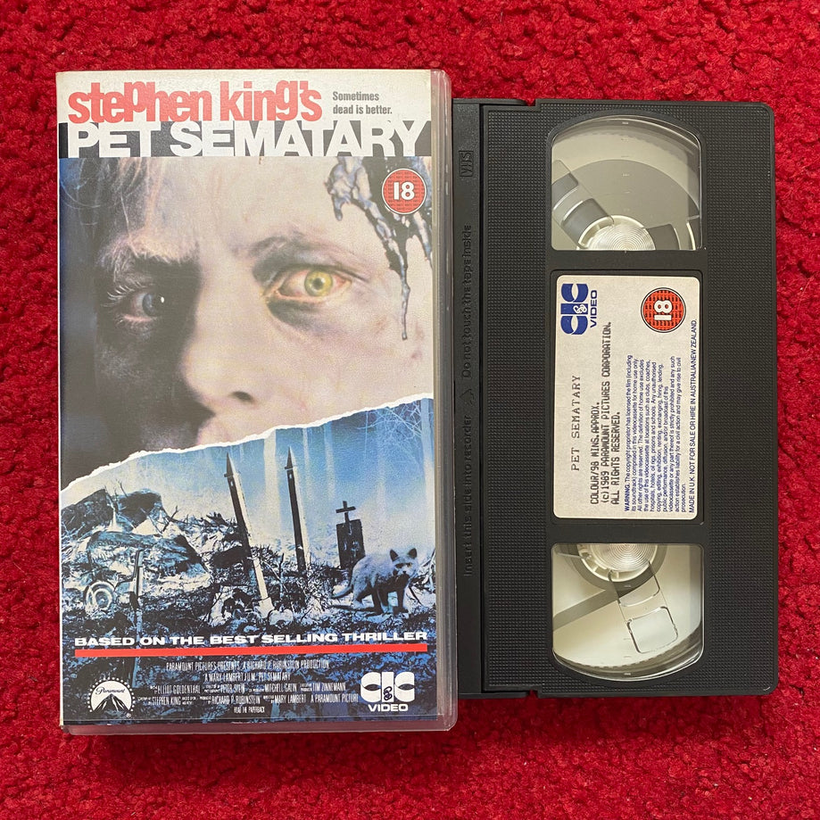 Pet Sematary VHS Video (1989) VHR2375