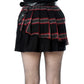 Poizen Industries Phantom Highlander Skirt Black Tartan