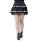 Poizen Industries Phantom Waltz Skirt Black/White