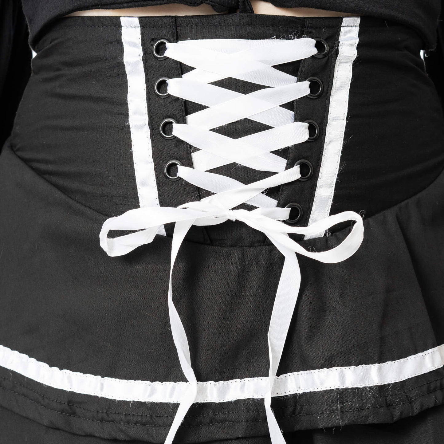Poizen Industries Phantom Waltz Skirt Black/White