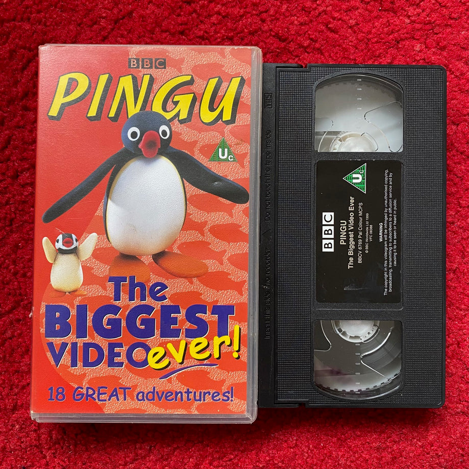 Pingu: The Biggest Video Ever! VHS Video (1992) BBCV6769