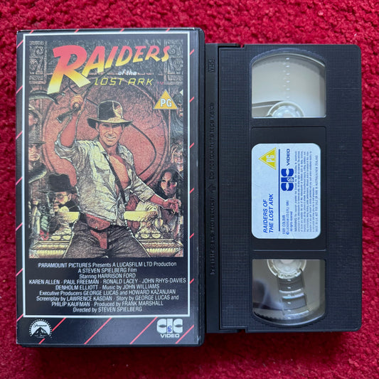 Raiders Of The Lost Ark VHS Video (1981) VHR2076-2