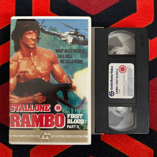 Rambo: First Blood Part II Ex Rental VHS Video (1985) 8578