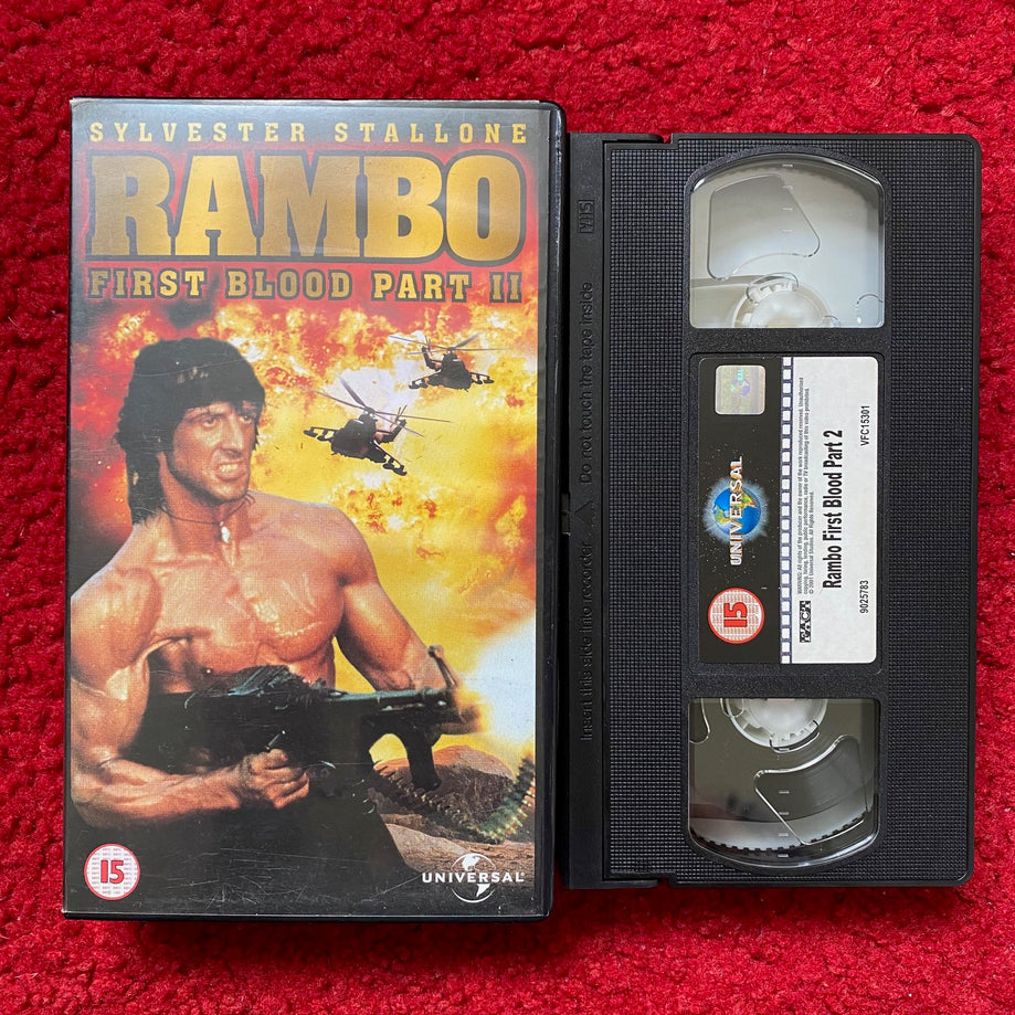 Rambo: First Blood Part II VHS Video (1985) 9025783