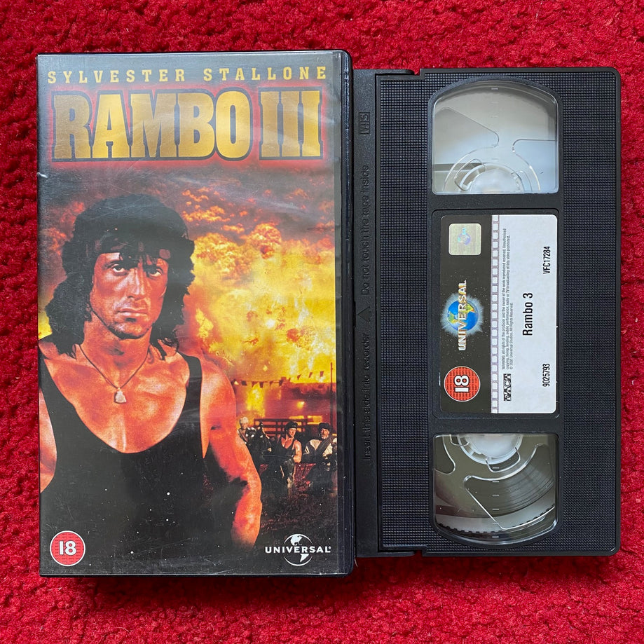 Rambo III VHS Video (1988) 9025793