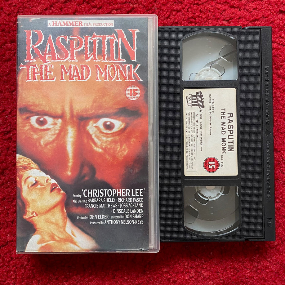 Rasputin The Mad Monk VHS Video (1966) CAS5139