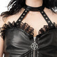 Heartless Ravina Faux Leather Goth Dress