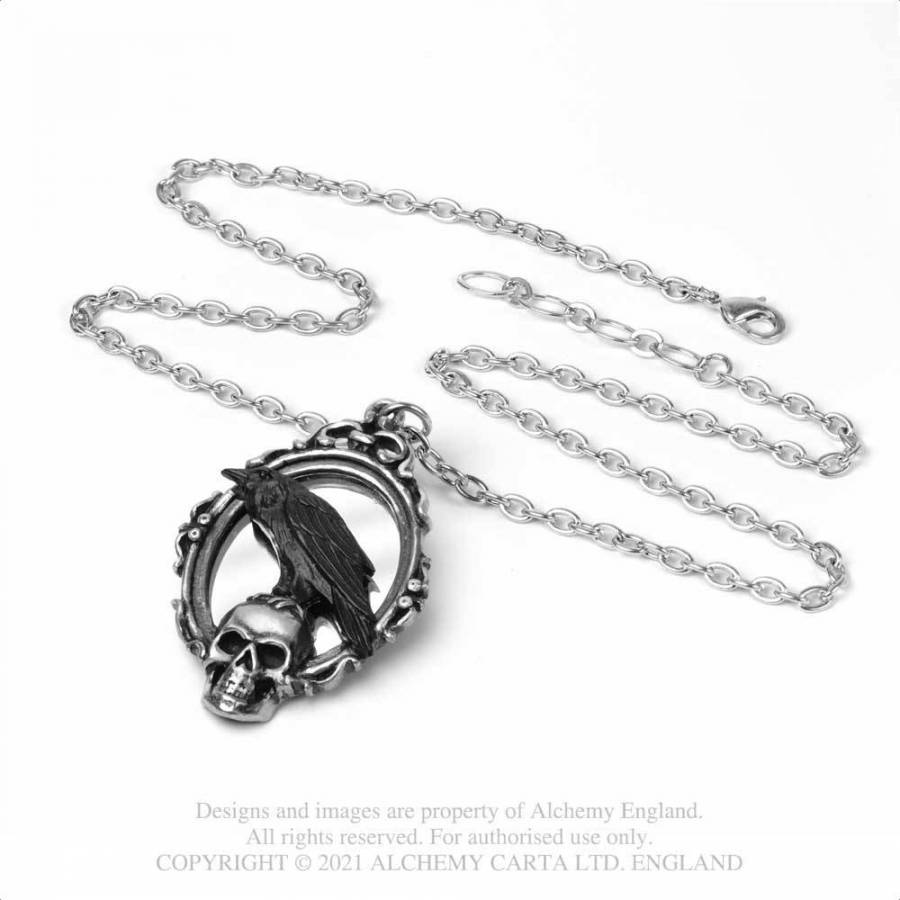Alchemy Gothic Reflections of Poe Pendant (P919)