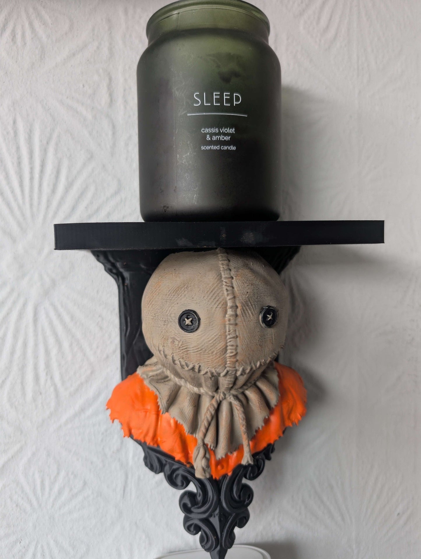 Sam Trick ‘r Treat Wall Shelf Mount Display - Unique Horror Decor Gift