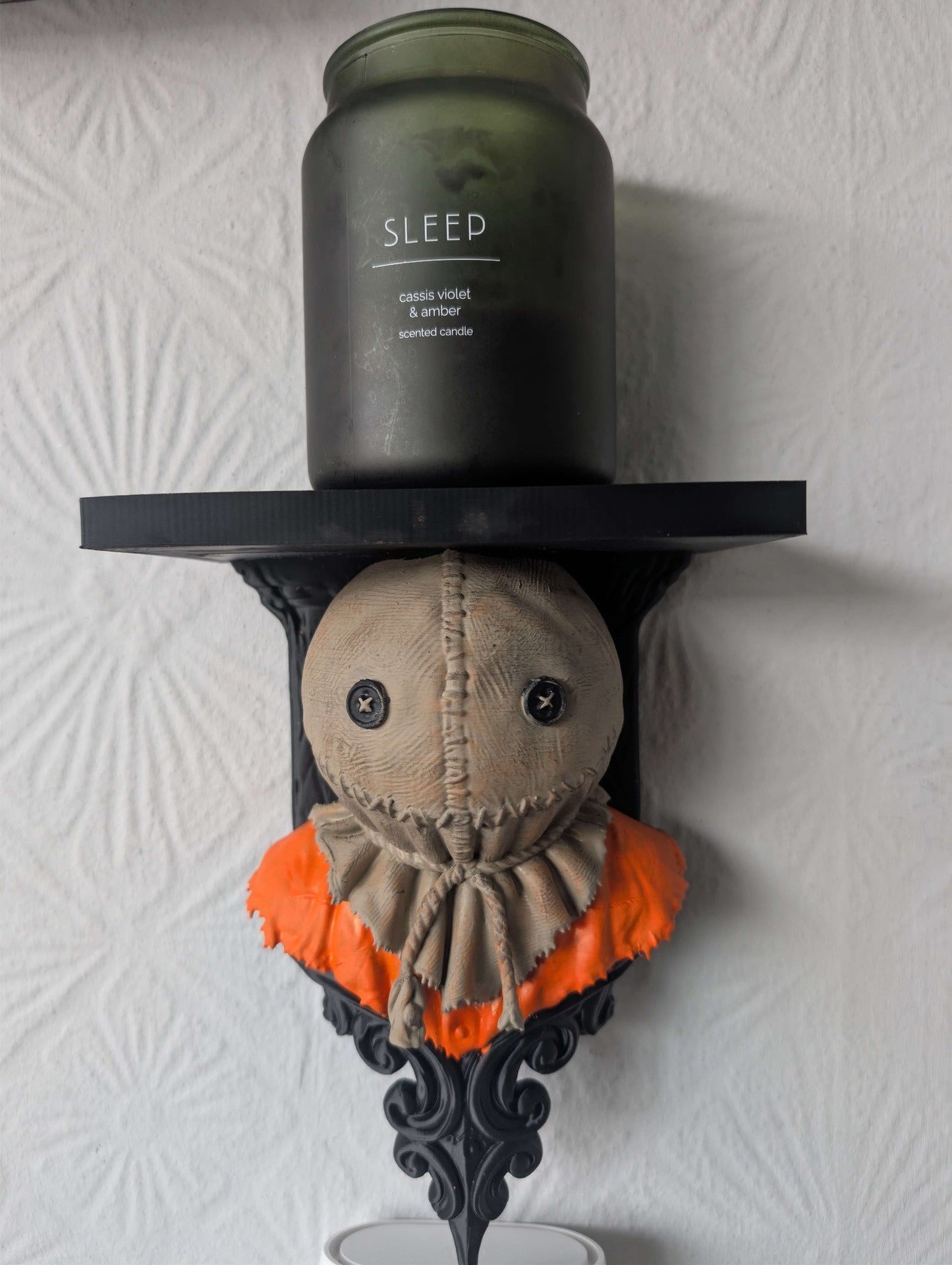 Sam Trick ‘r Treat Wall Shelf Mount Display - Unique Horror Decor Gift
