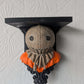 Sam Trick ‘r Treat Wall Shelf Mount Display - Unique Horror Decor Gift