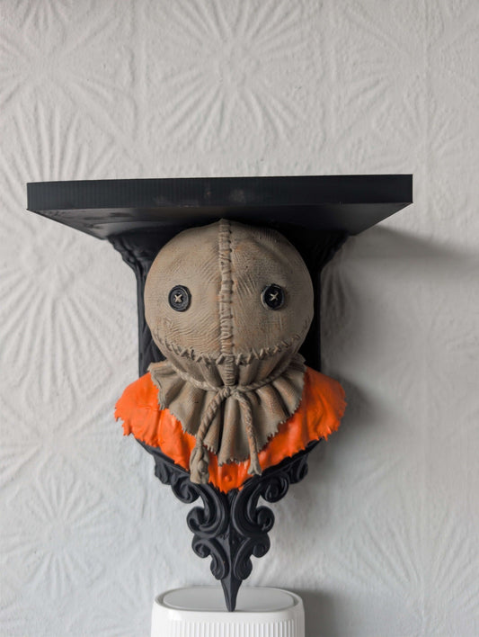 Sam Trick ‘r Treat Wall Shelf Mount Display - Unique Horror Decor Gift