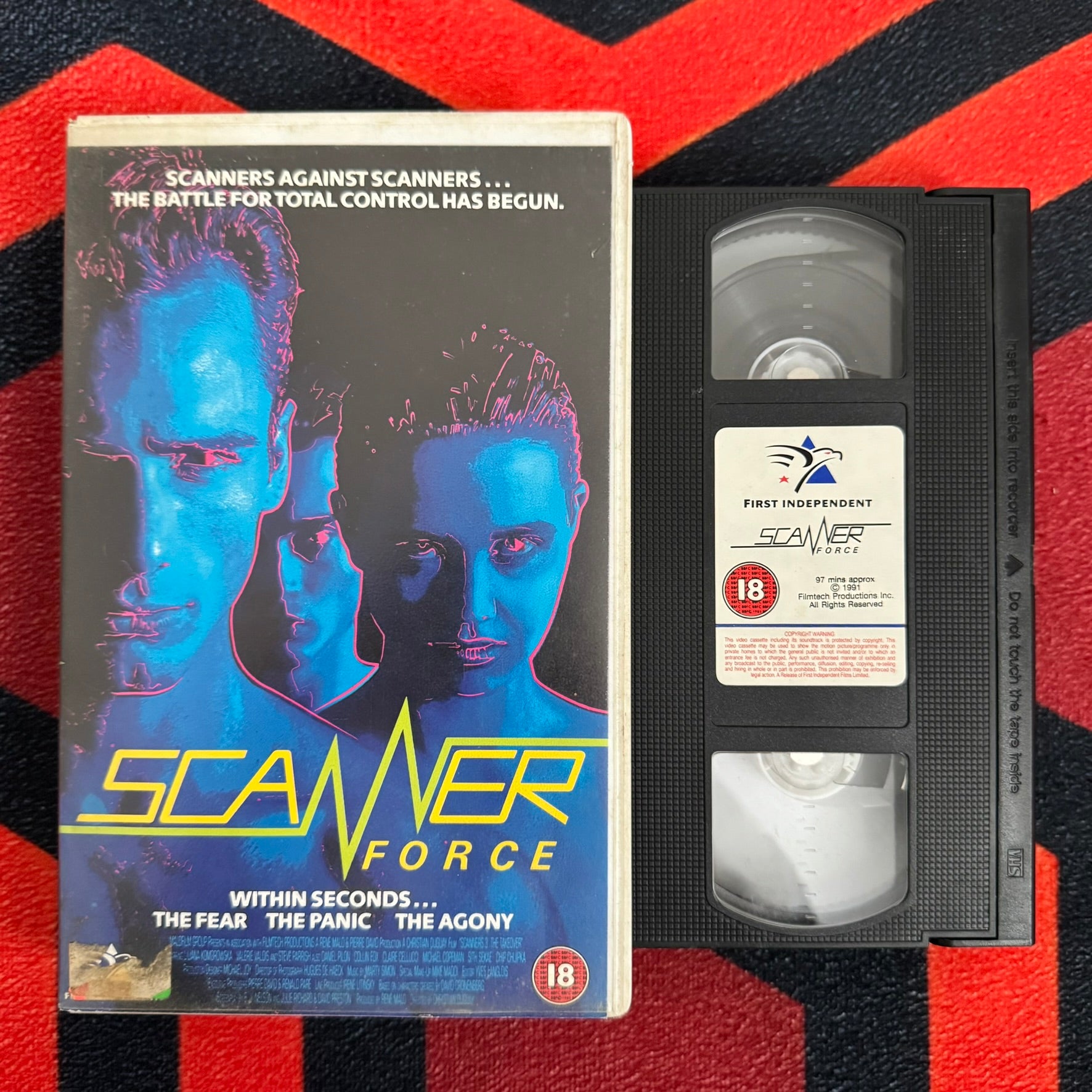 Scanner Force Ex Rental VHS Video (1995) VA20171 – Horror Stock