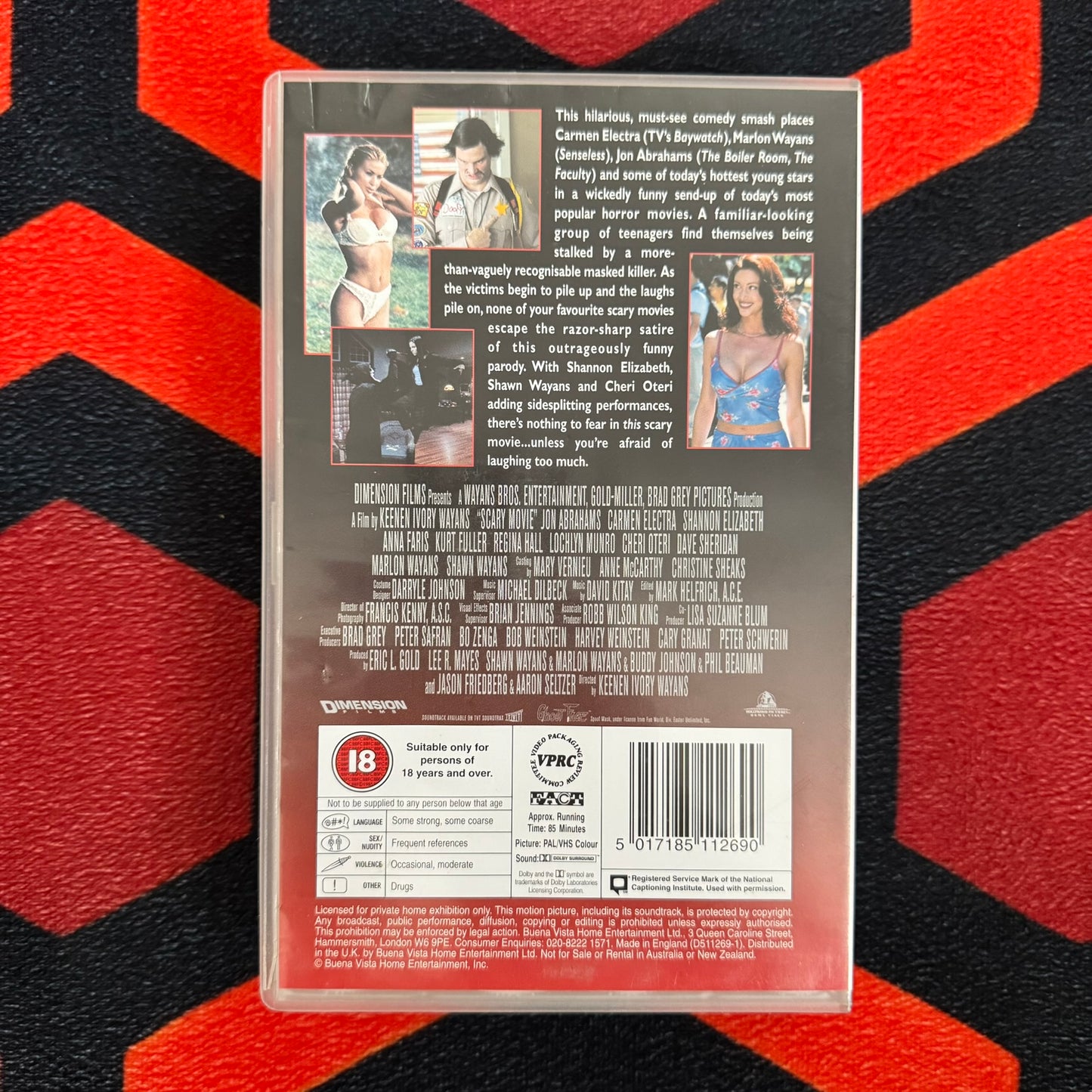 Scary Movie Ex Rental VHS Video (2000) D511269