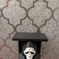 Ghostface Scream Wall Shelf Mount Display - Unique Horror Decor Gift