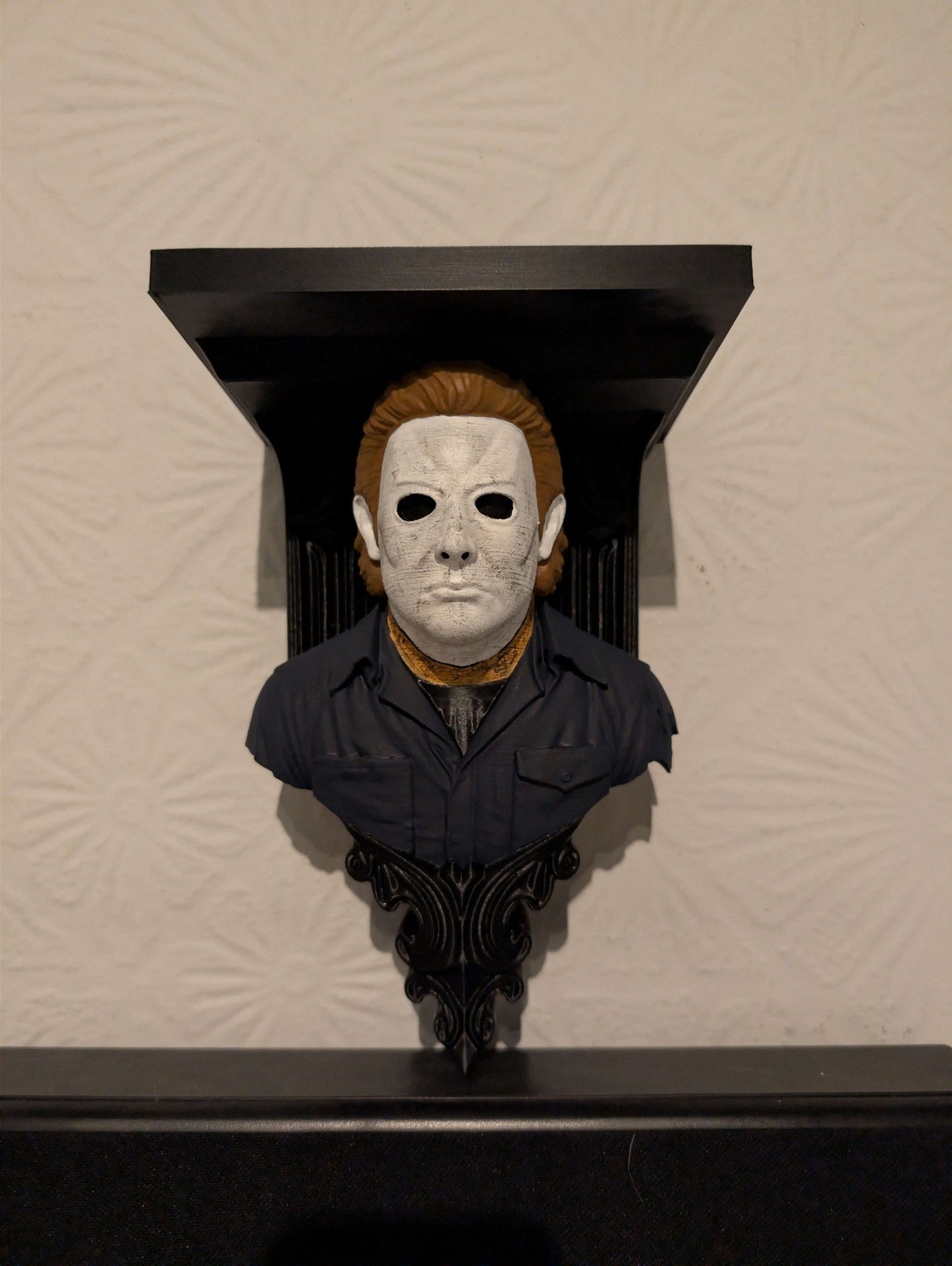 Michael Myers Halloween Wall Shelf Mount Display - Unique Horror Decor Gift