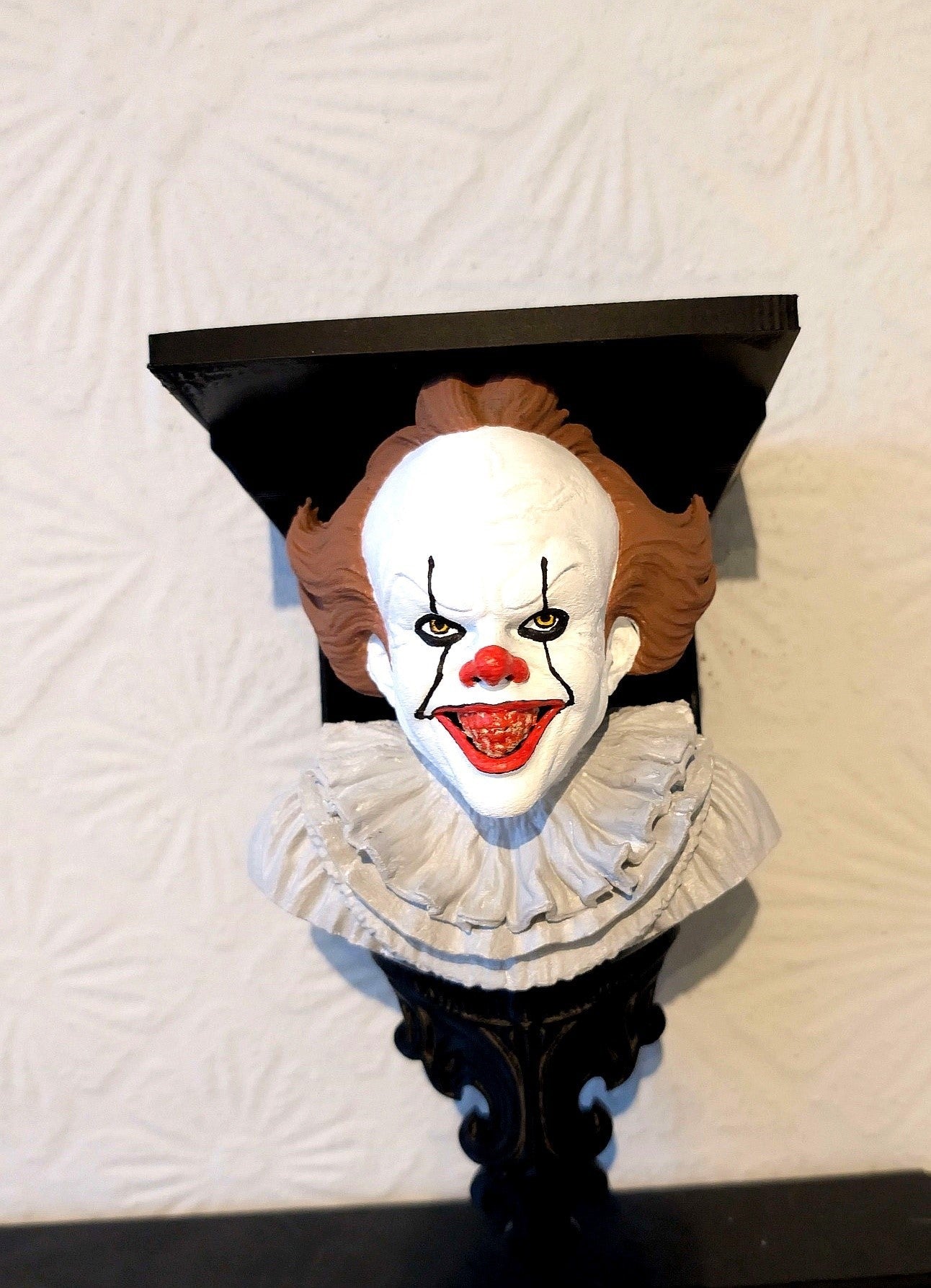 Pennywise IT Wall Shelf Mount Display - Unique Horror Decor Gift