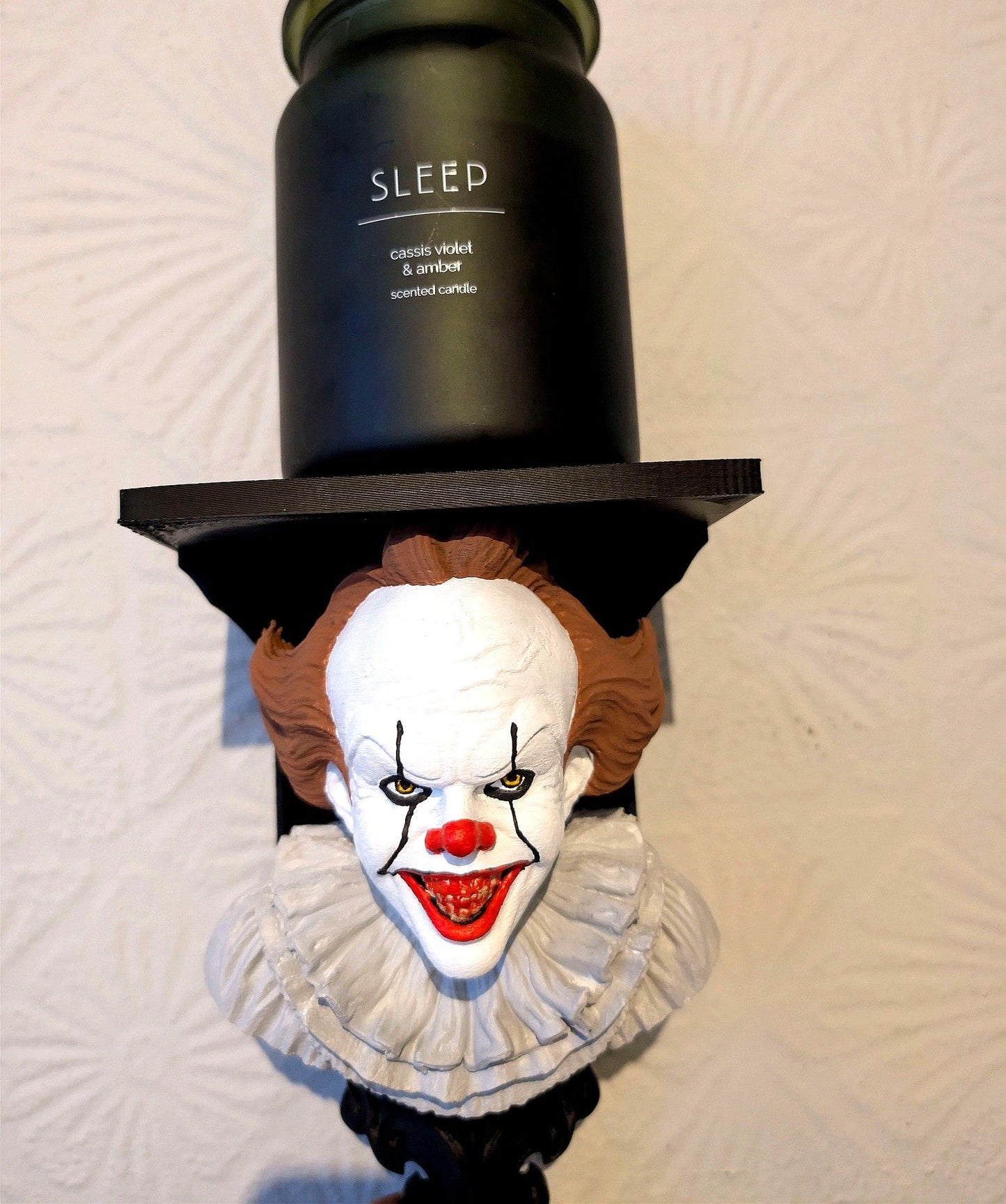 Pennywise IT Wall Shelf Mount Display - Unique Horror Decor Gift