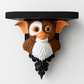 Gizmo Gremlins Wall Shelf Mount Display - Unique Horror Decor Gift