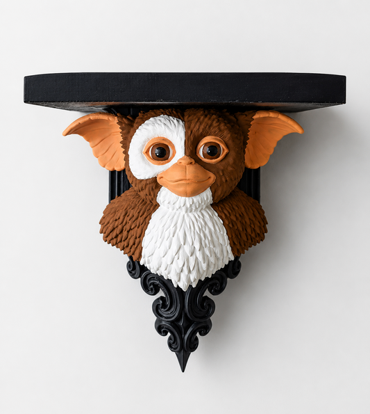 Gizmo Gremlins Wall Shelf Mount Display - Unique Horror Decor Gift