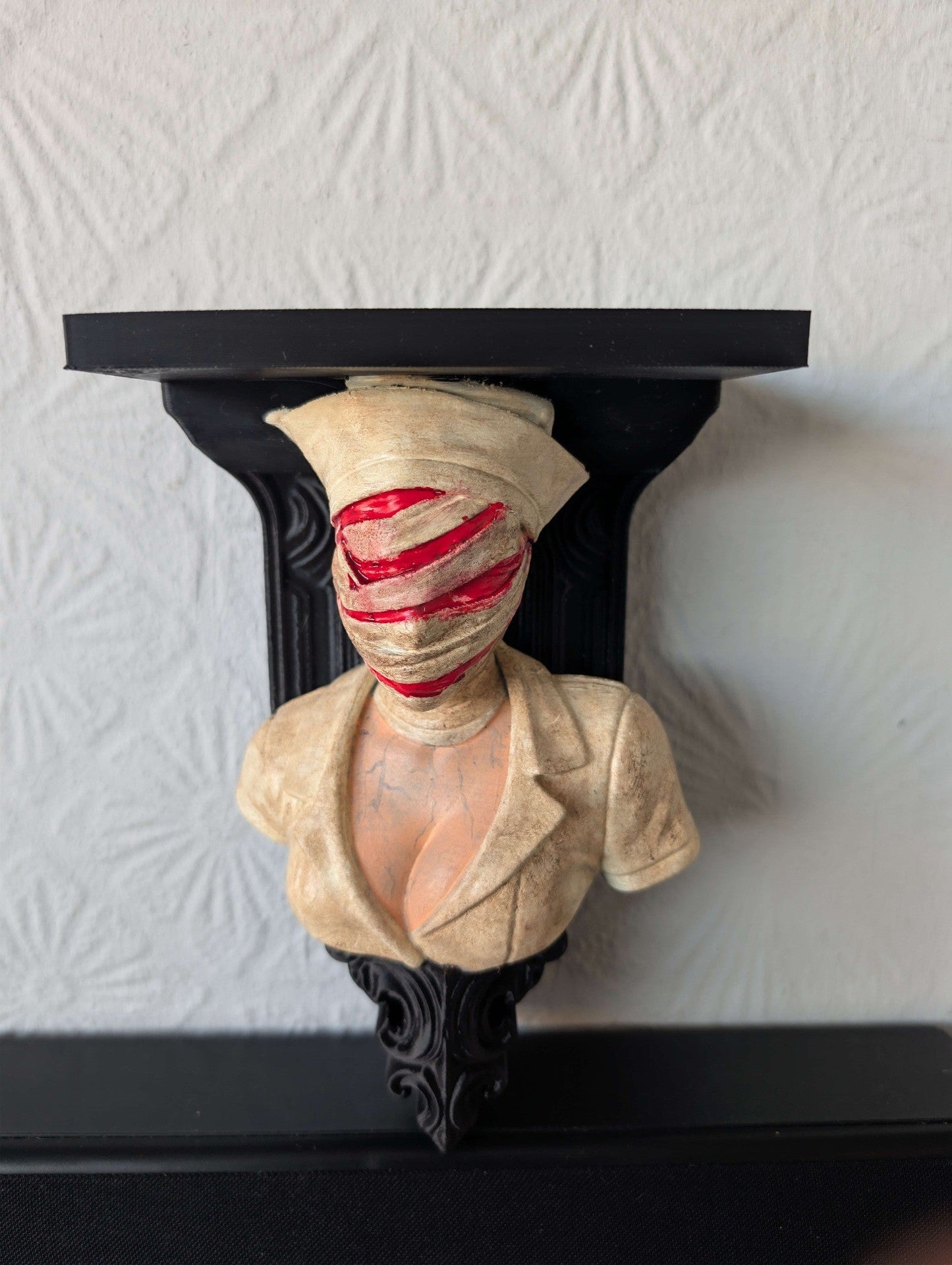 Silent Hill Nurse Wall Shelf Mount Display - Unique Horror Decor Gift