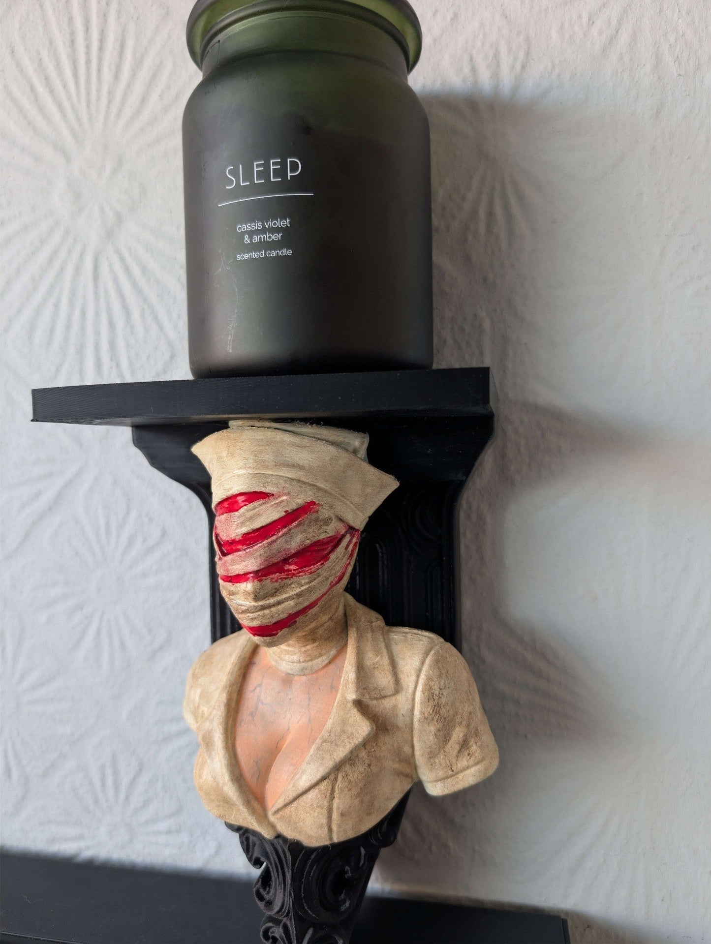 Silent Hill Nurse Wall Shelf Mount Display - Unique Horror Decor Gift