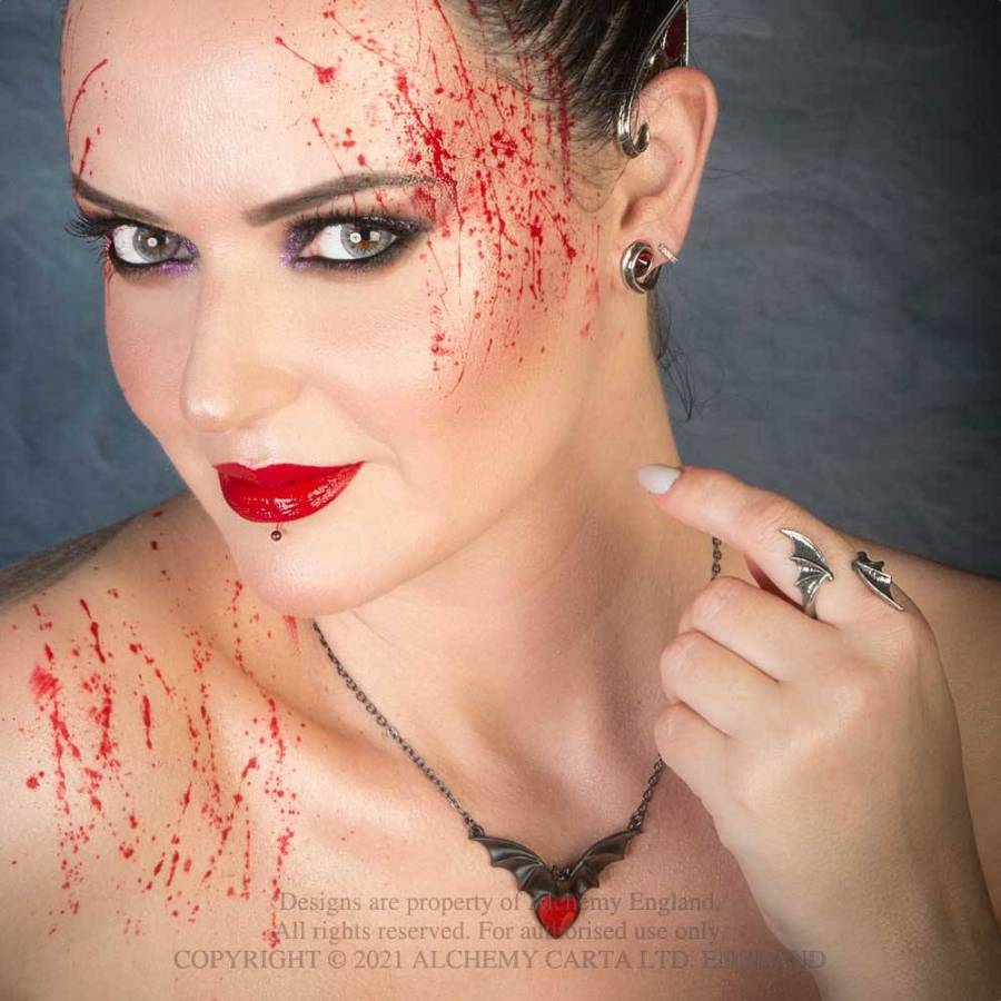 Alchemy Gothic Sombre Desir Necklace (P920)