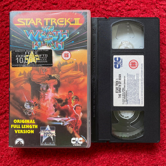 Star Trek II: The Wrath of Khan VHS Video (1982) VHR2062
