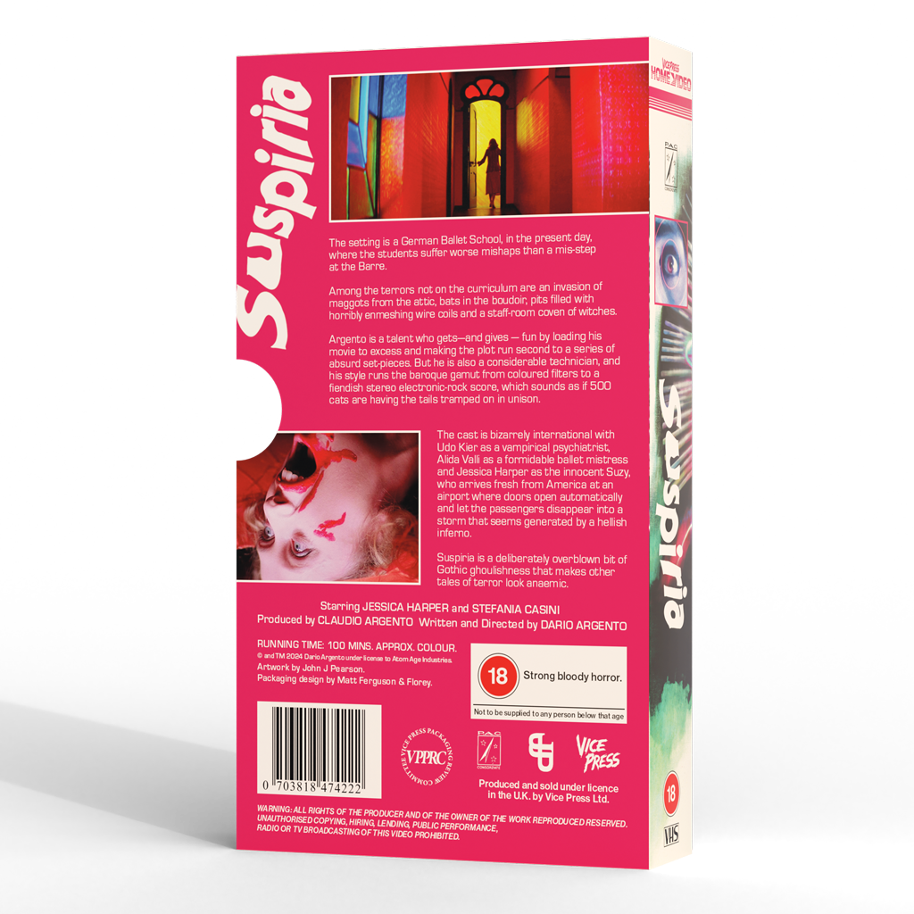 Suspiria - Slipcase Edition Horror VHS