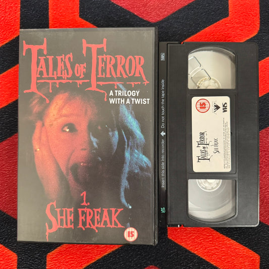 Tales of Terror: She Freak Ex Rental VHS Video (1967) AVR046