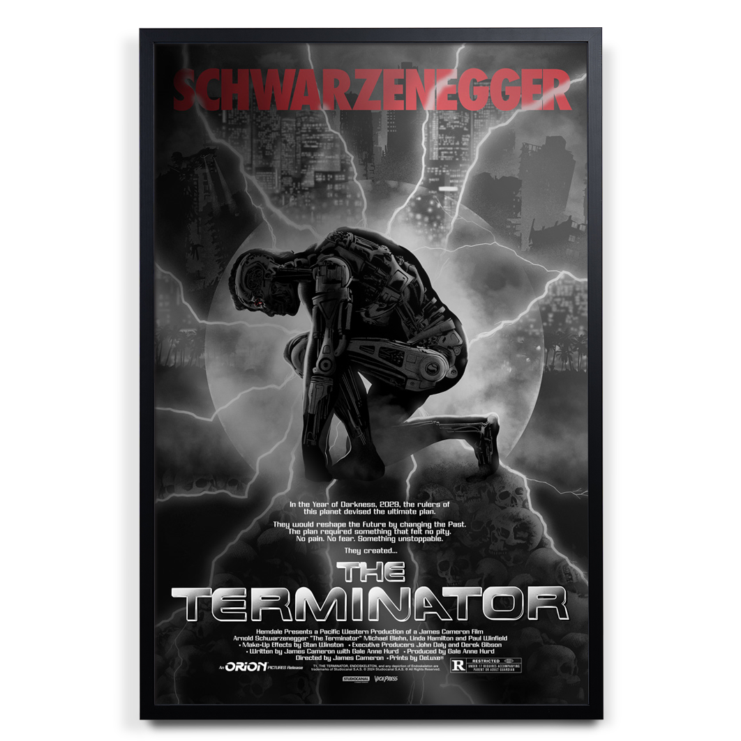 The Terminator (Foil Variant) Horror Poster