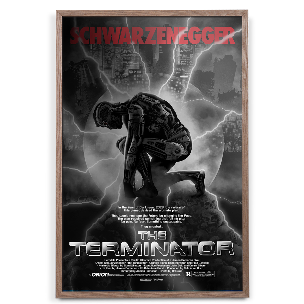 The Terminator (Foil Variant) Horror Poster