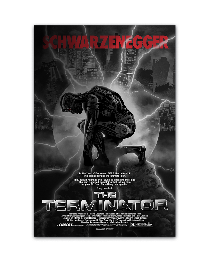 The Terminator (Foil Variant) Horror Poster