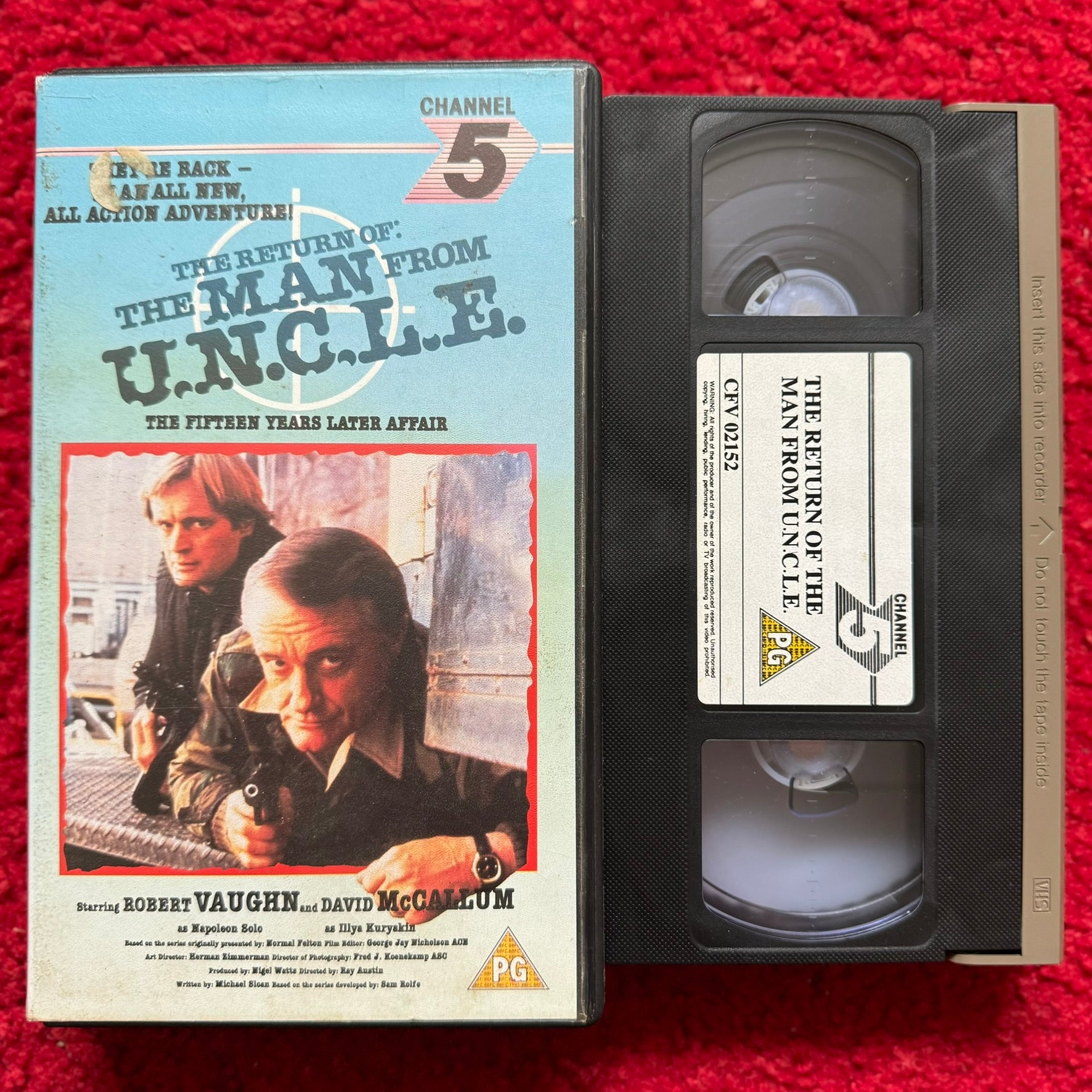 The Return of The Man From UNCLE VHS Video (1983) CFV02152