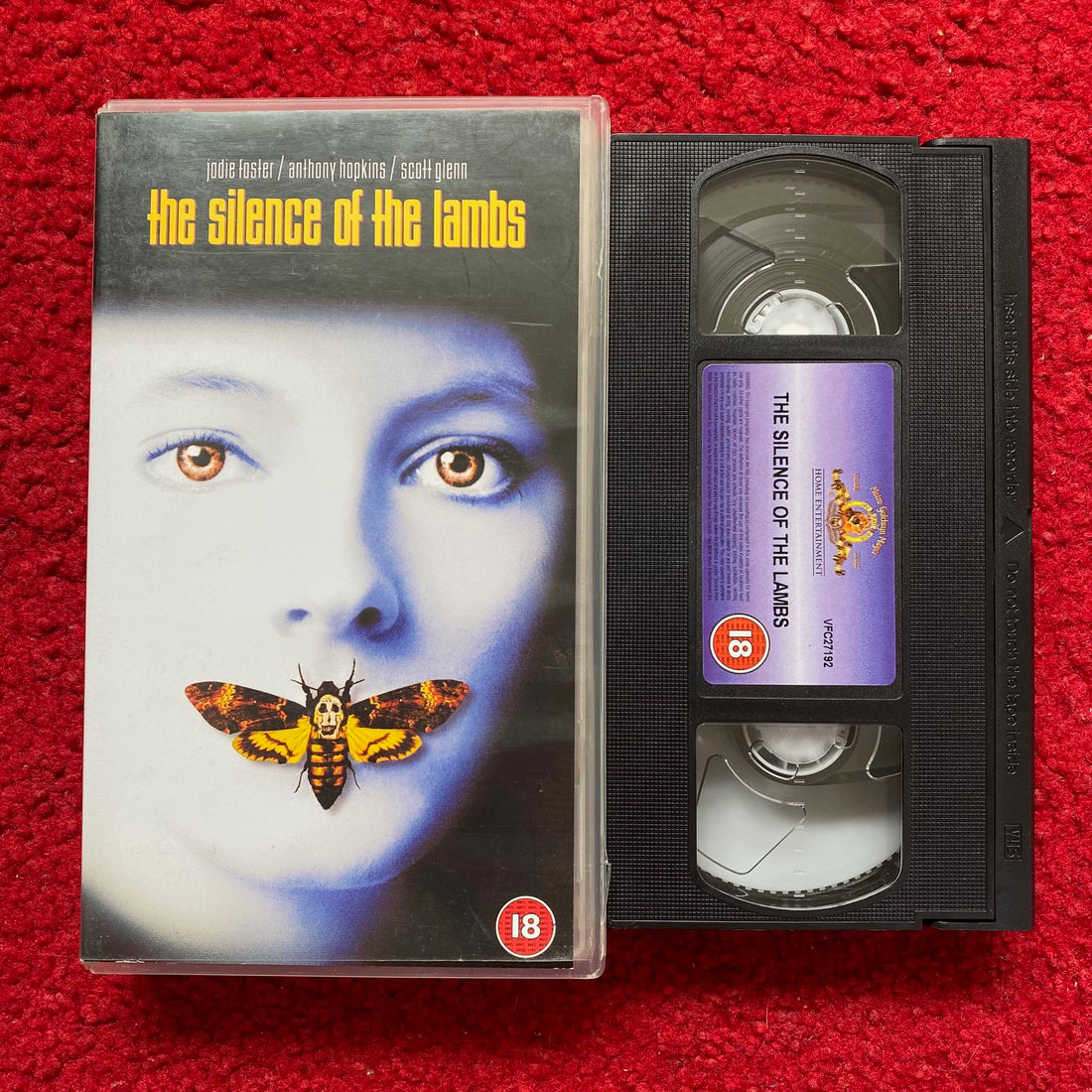 The Silence Of The Lambs VHS Video (1991) 15907S Horror Stock